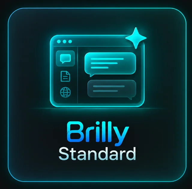 Brilly Standard mode card visual
