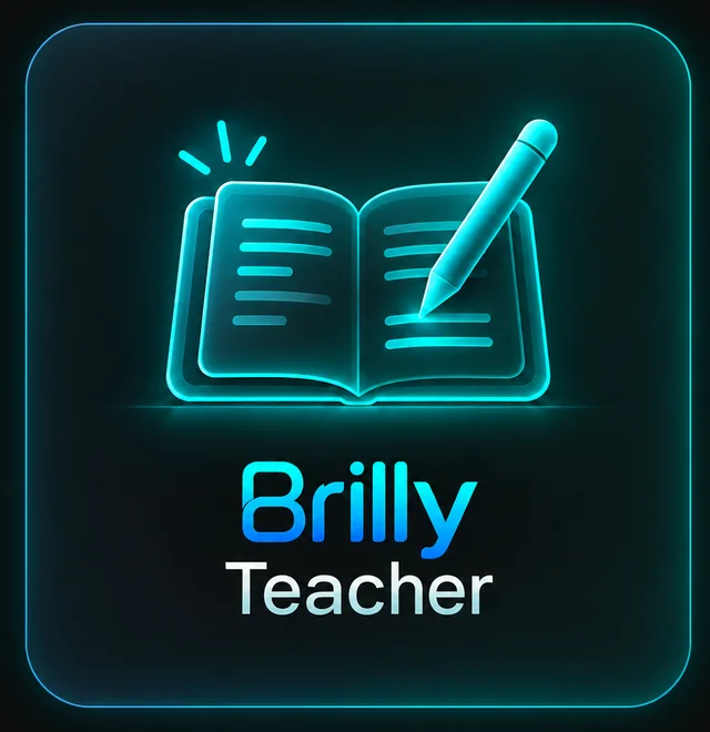 Brilly Teacher mode card visual